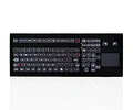 keyboard with integrated touchpad